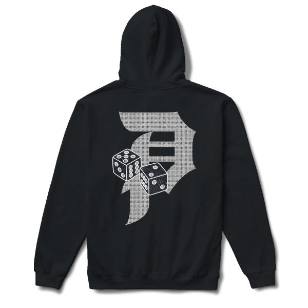 DICE RHINESTONE HOOD Hot on Sale