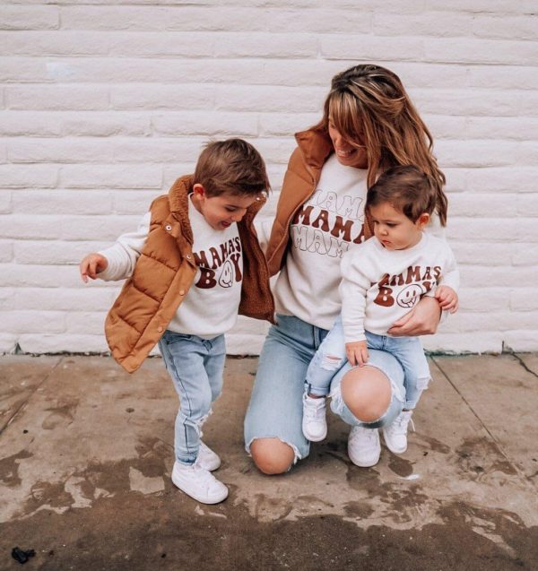 Retro Mama and Mama s Boy Pullover Set Online