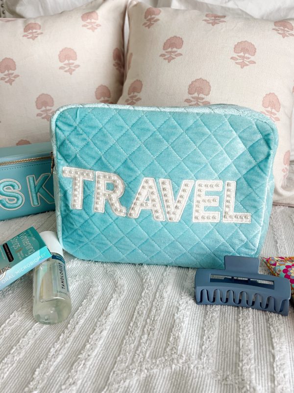 Travel XL - Baby Blue Velvet Online now - Image 2
