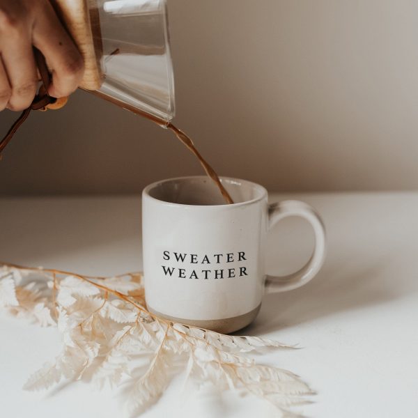 Sweater Weather Stoneware Coffee Mug Cheap - Image 4