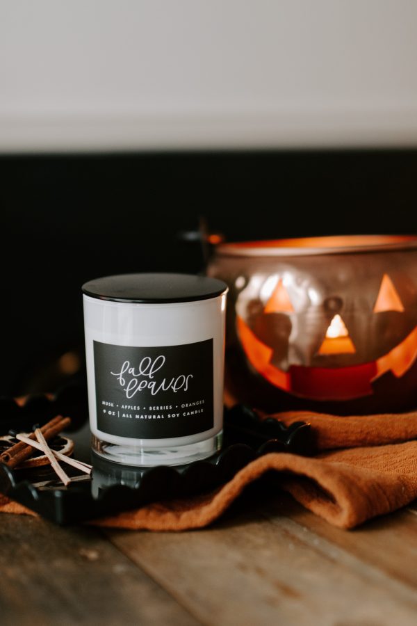 Fall Leaves 9oz Candle For Sale