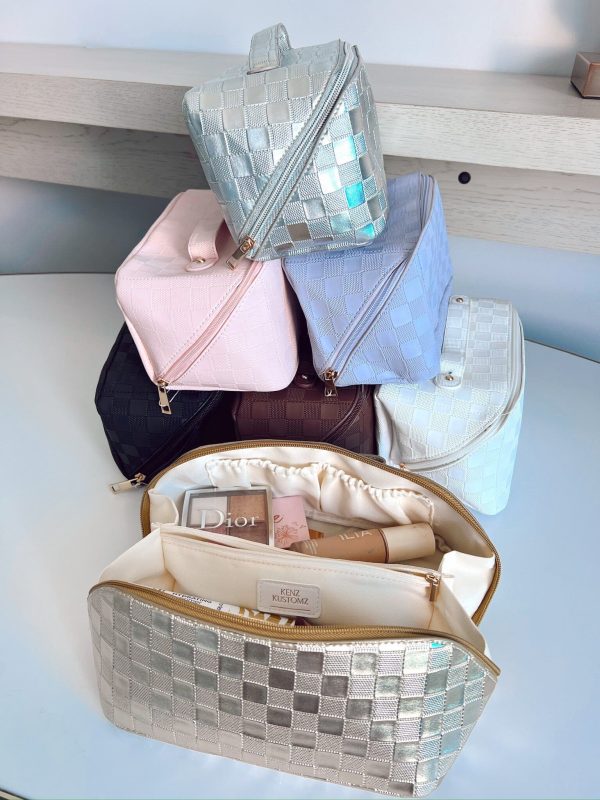 Rosemary Leather Makeup Bag Online Hot Sale - Image 5