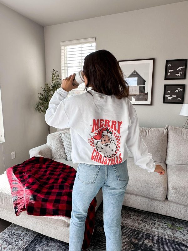 Santa Front and Back Pullover Hot on Sale - Image 5
