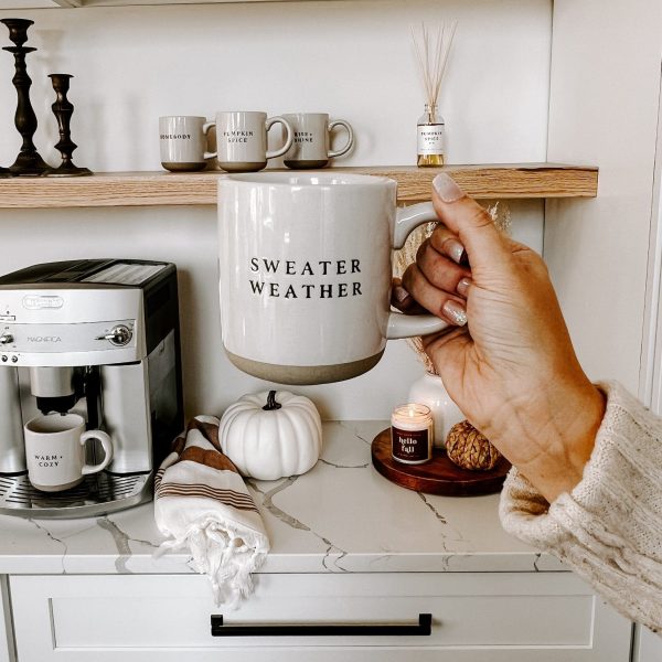 Sweater Weather Stoneware Coffee Mug Cheap