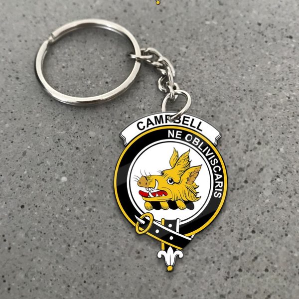 Campbell of Breadalbane Crest Keychain For Sale