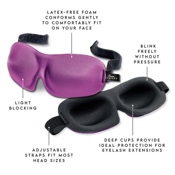 40 Blinks Sleep Mask - Crimson For Cheap - Image 4
